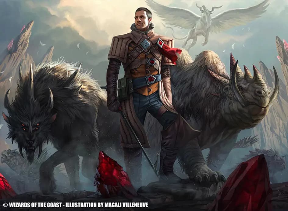 MTG Ikoria: Lair of Behemoths set art