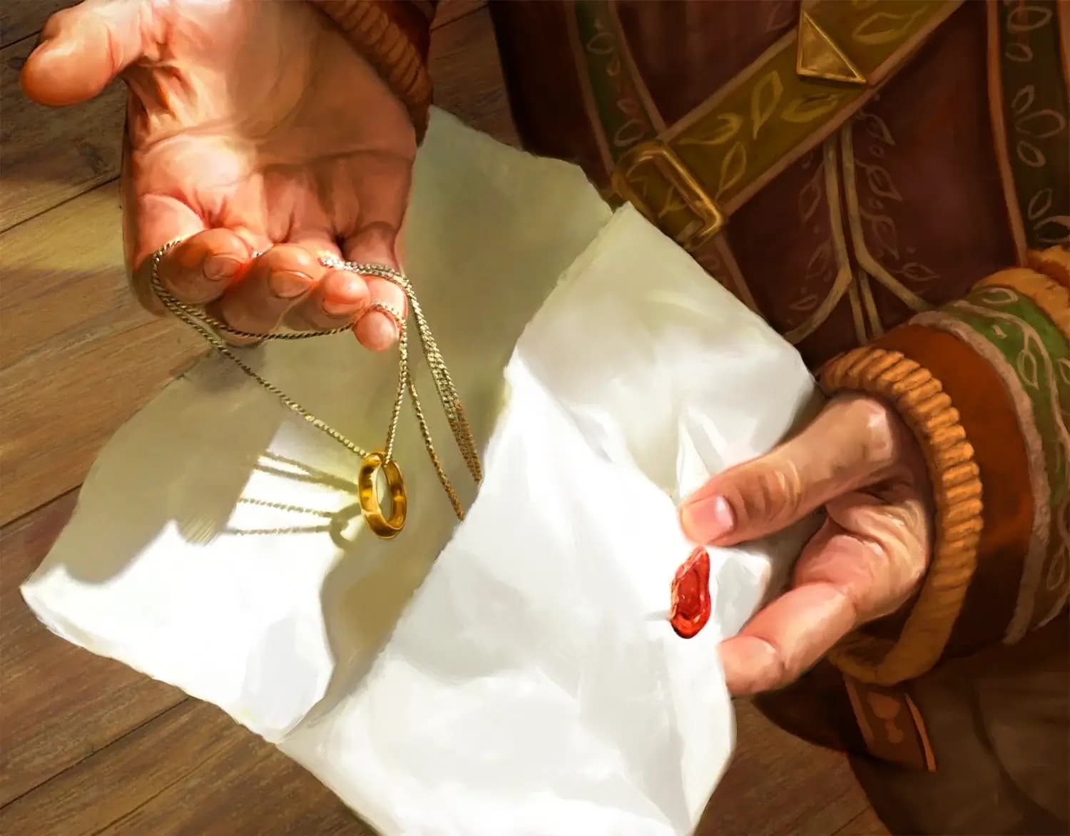 MTG Tales of Middle-earth Commander set art