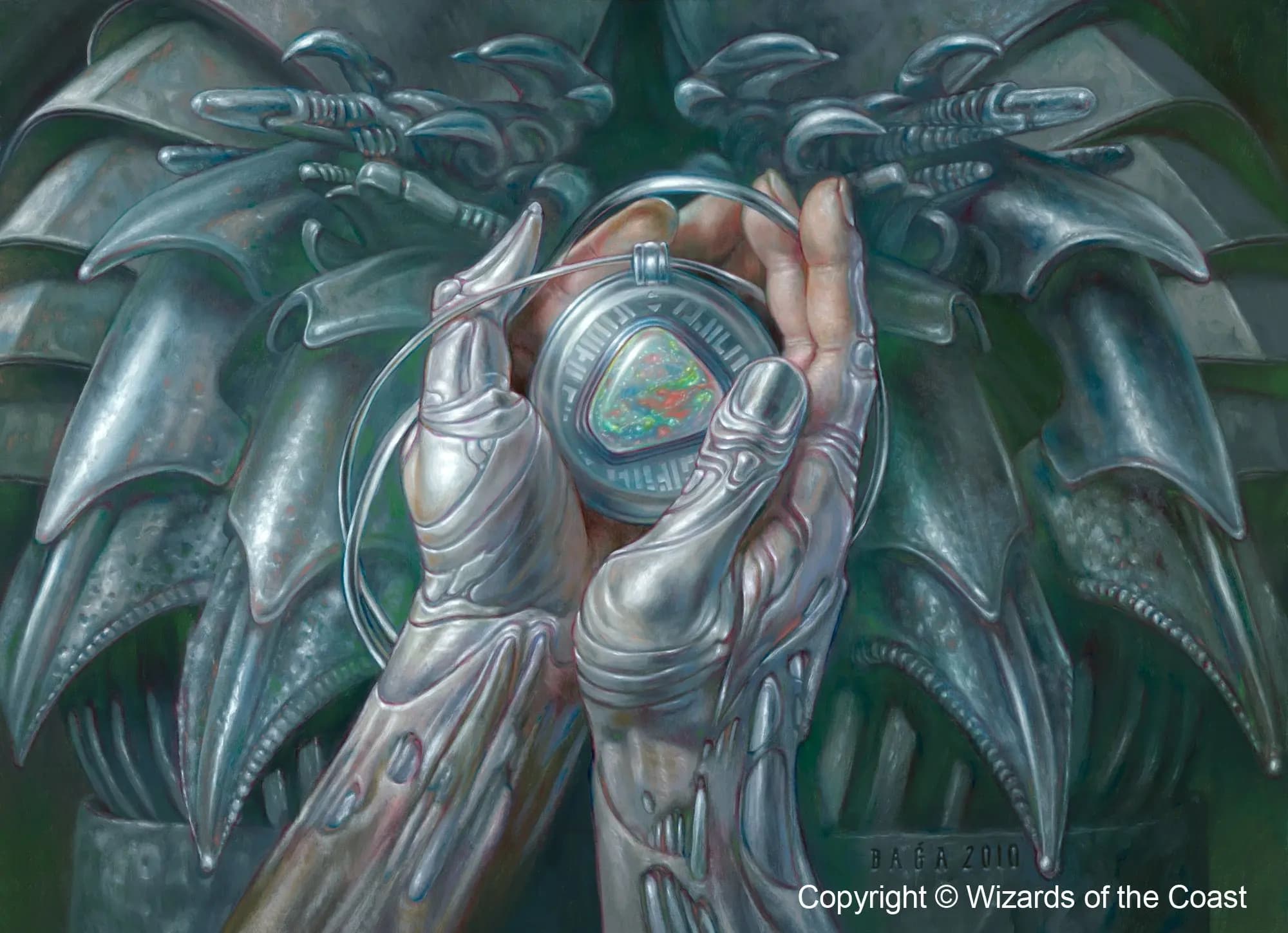 MTG Scars of Mirrodin set art