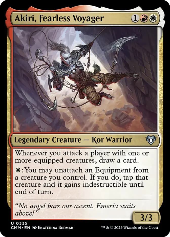 Card image of Akiri, Fearless Voyager