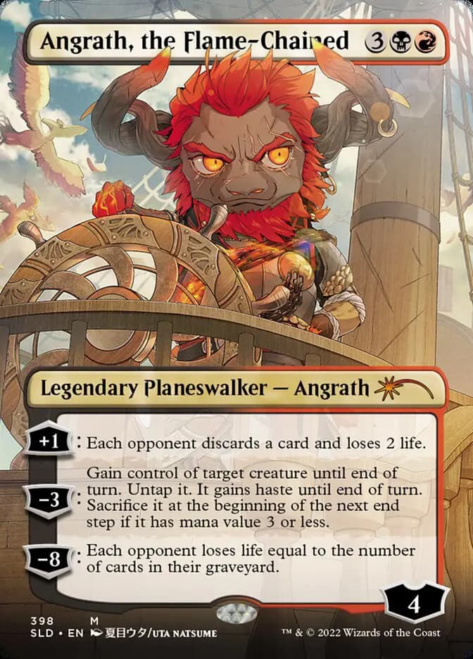 Card image of Angrath, the Flame-Chained