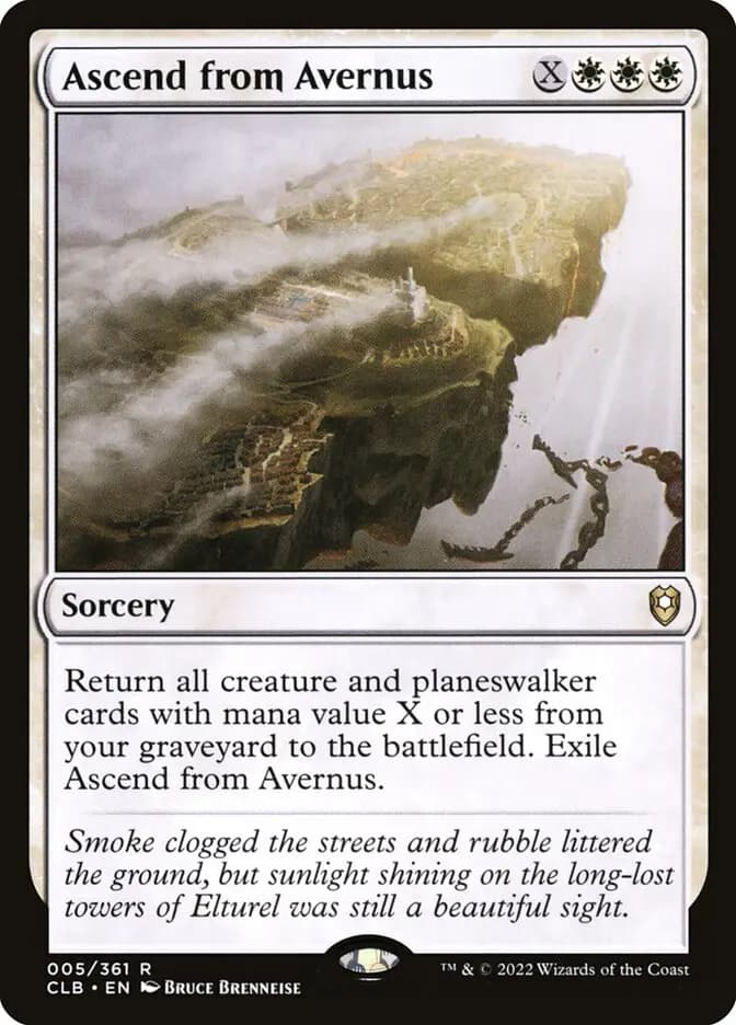 Card image of Ascend from Avernus
