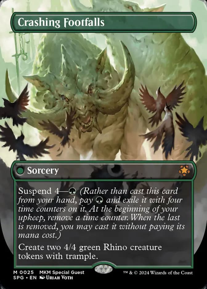 Card image of Crashing Footfalls
