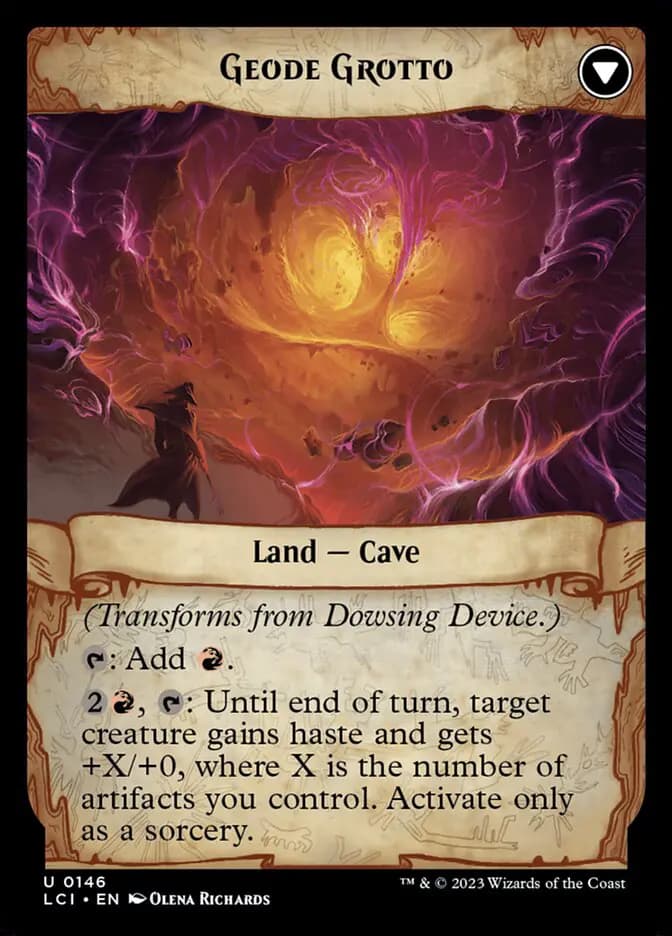 Card image of Dowsing Device / Geode Grotto