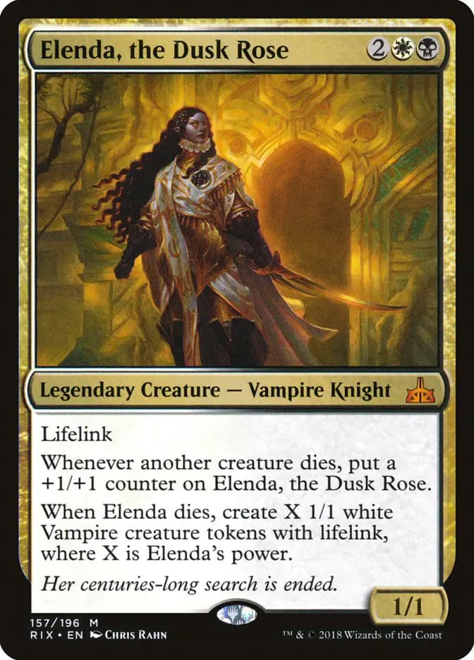 Card image of Elenda, the Dusk Rose