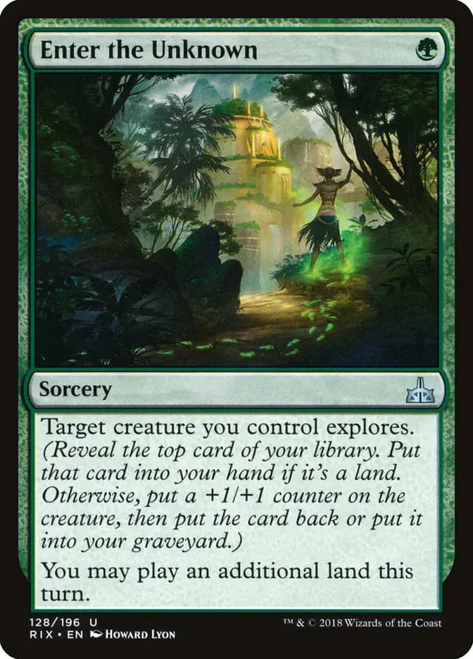 Card image of Enter the Unknown