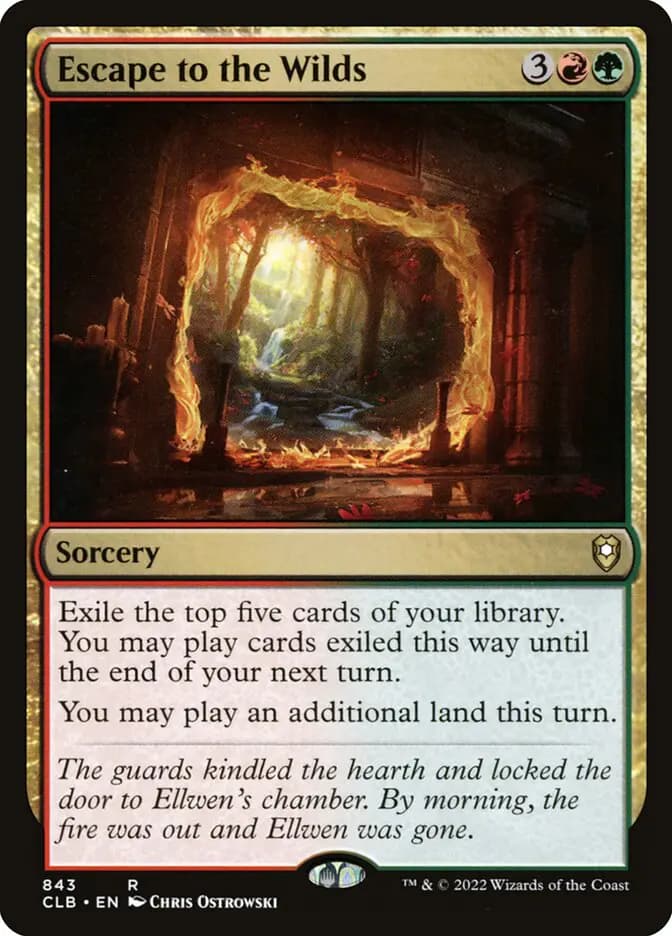 Card image of Escape to the Wilds