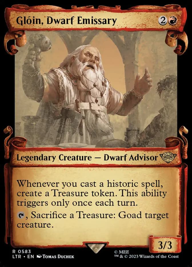 Card image of Glóin, Dwarf Emissary