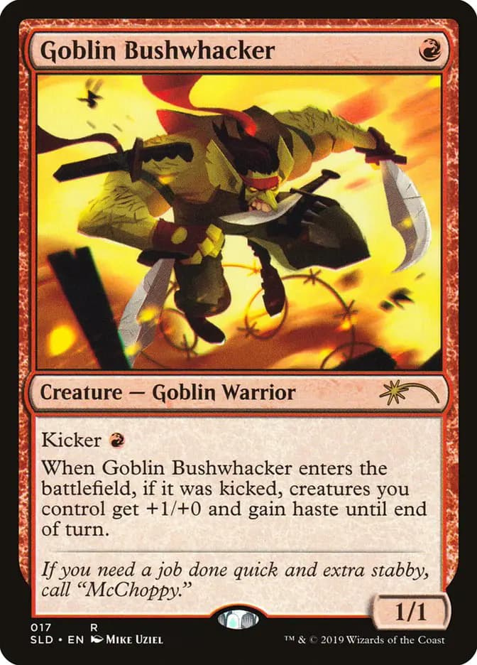 Card image of Goblin Bushwhacker