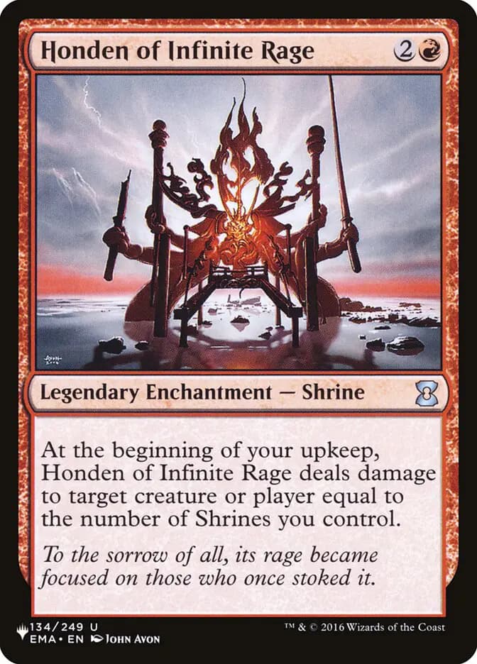 Card image of Honden of Infinite Rage