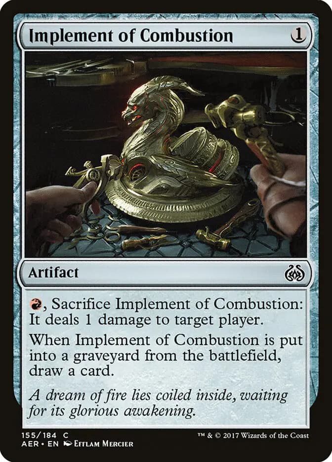 Card image of Implement of Combustion