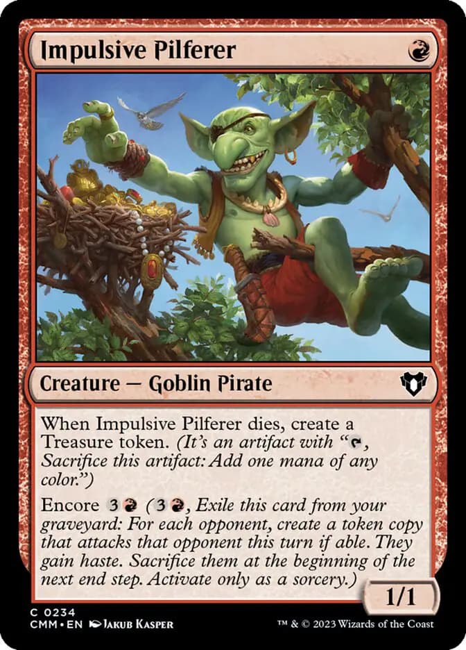 Card image of Impulsive Pilferer