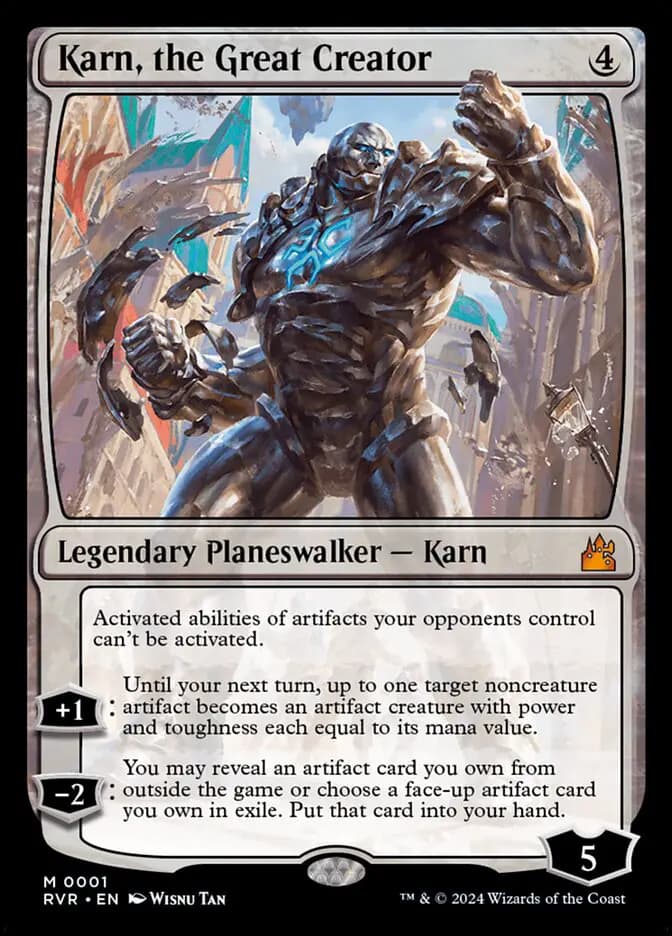 Card image of Karn, the Great Creator