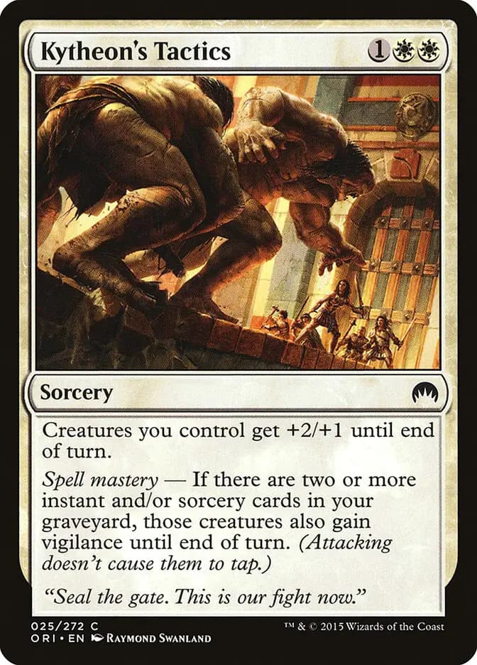Card image of Kytheon's Tactics