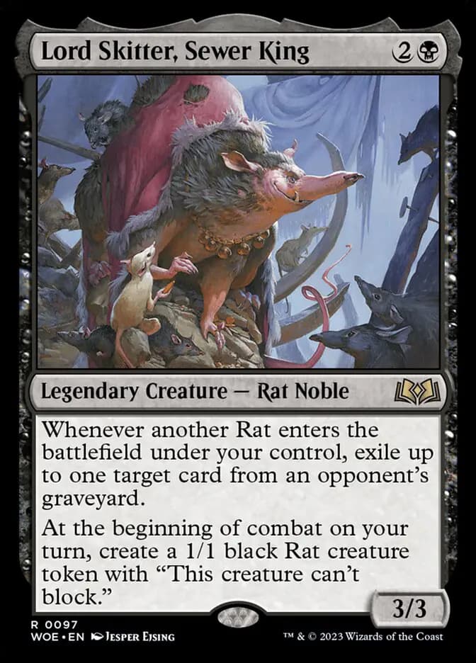 Card image of Lord Skitter, Sewer King