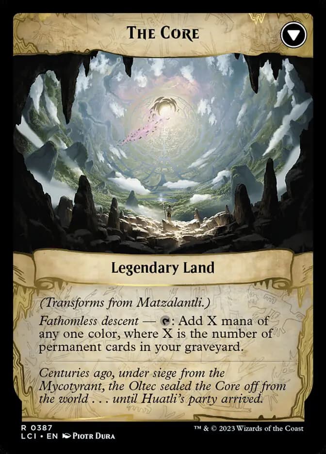 Card image of Matzalantli, the Great Door / The Core