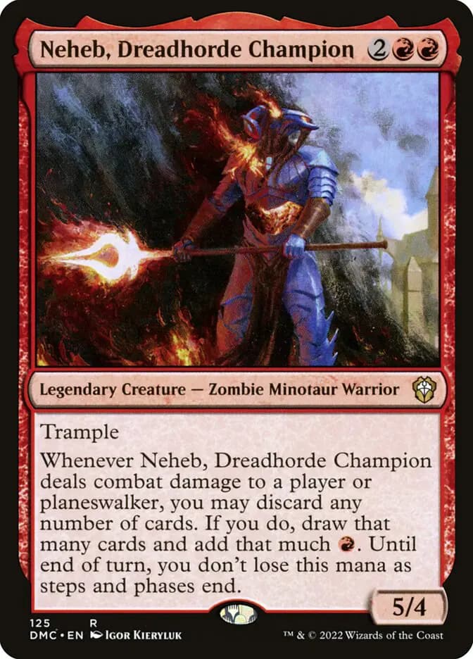 Card image of Neheb, Dreadhorde Champion
