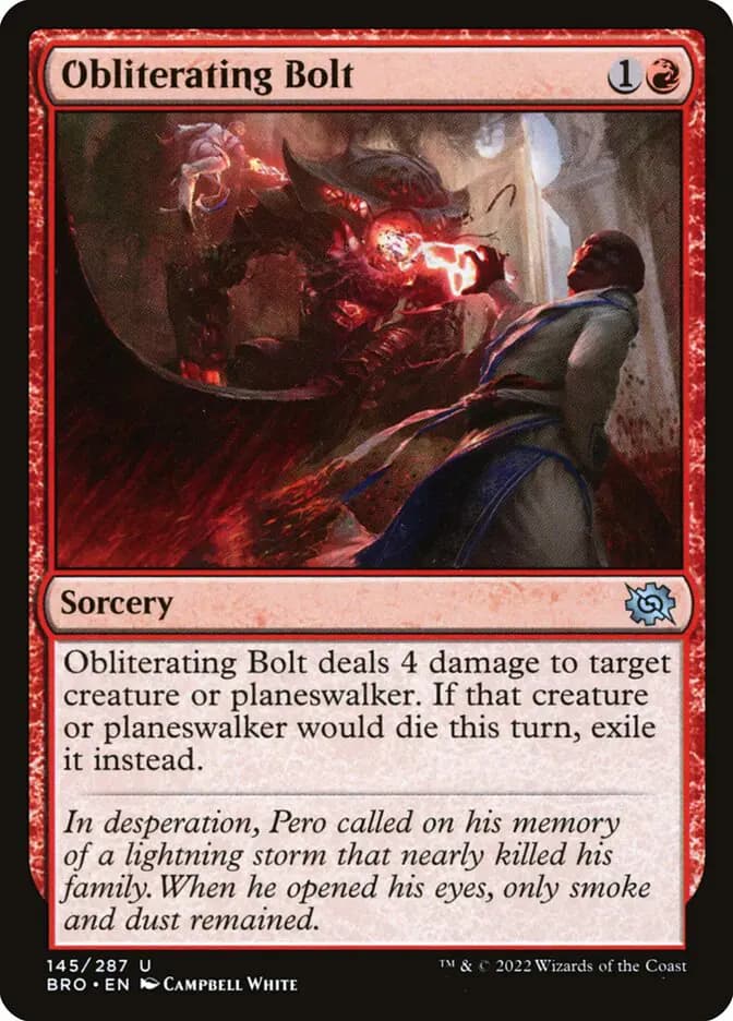 Card image of Obliterating Bolt