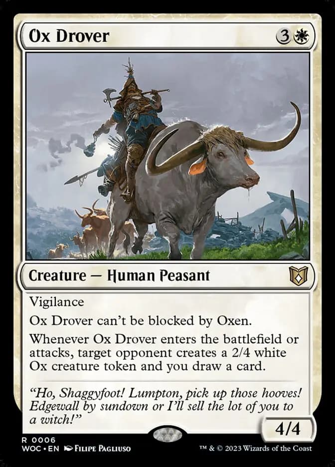 Card image of Ox Drover