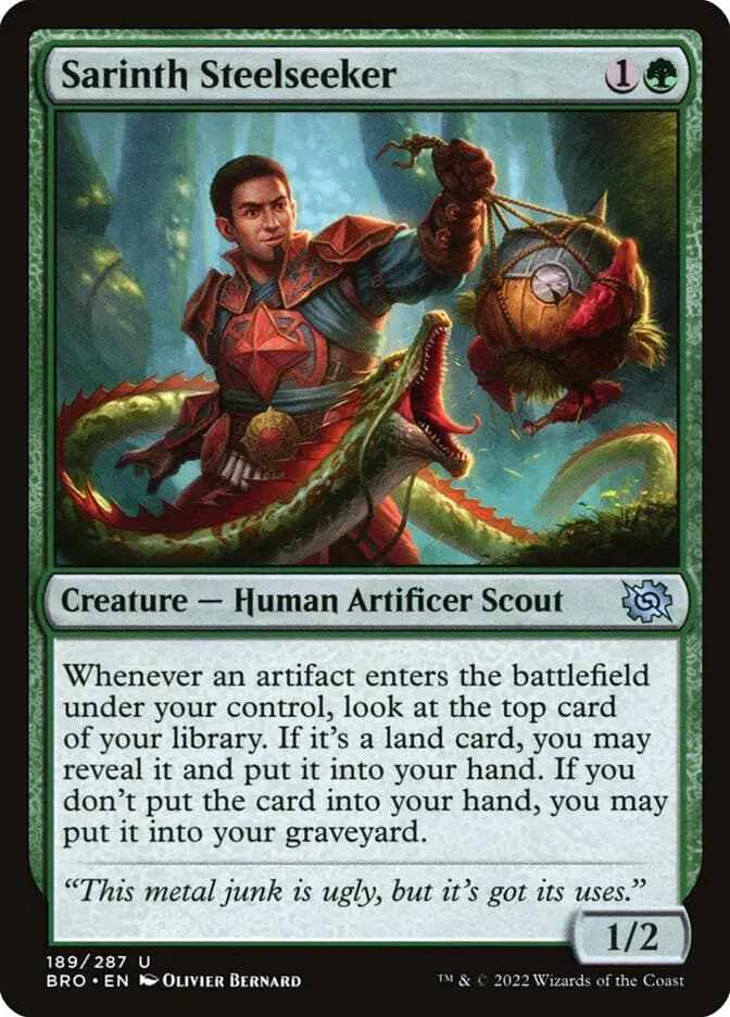Card image of Sarinth Steelseeker