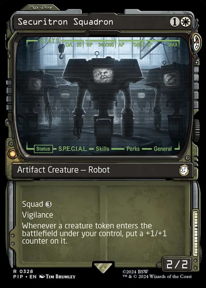 Card image of Securitron Squadron