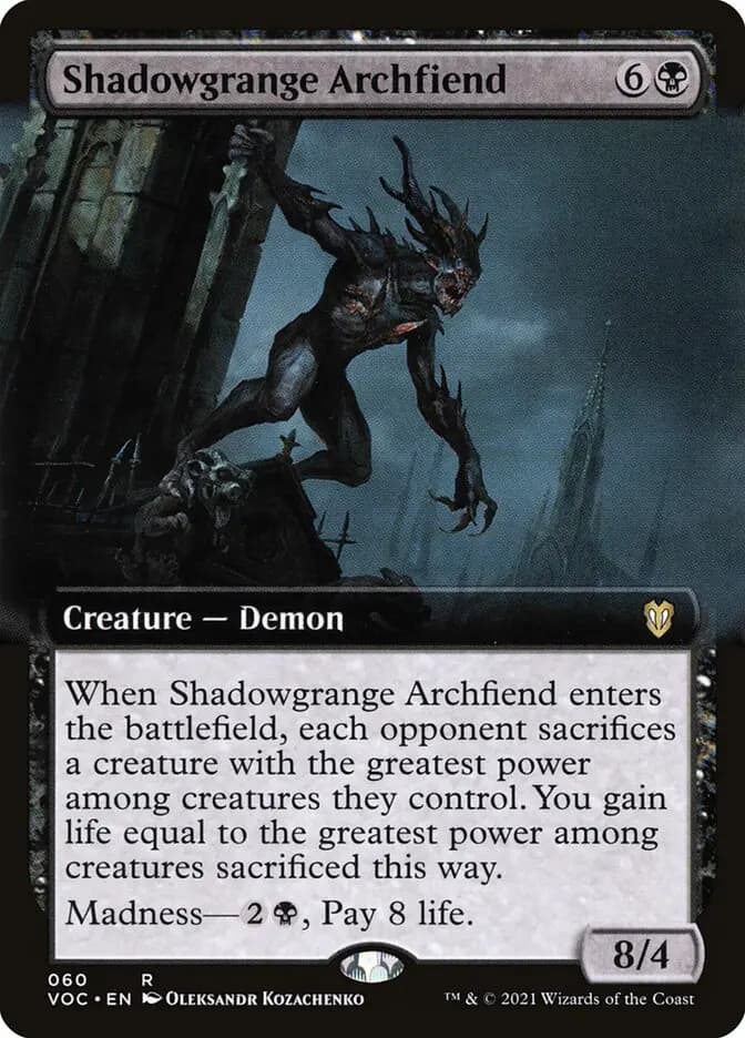 Card image of Shadowgrange Archfiend