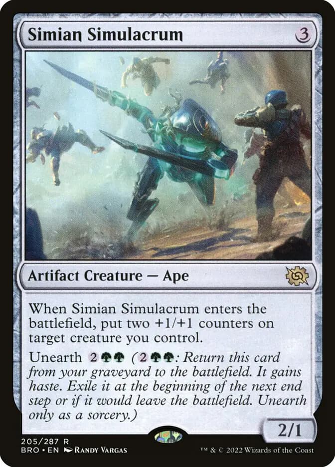 Card image of Simian Simulacrum