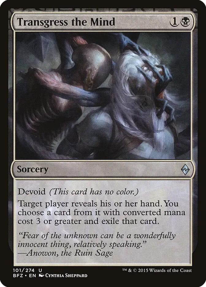 Card image of Transgress the Mind