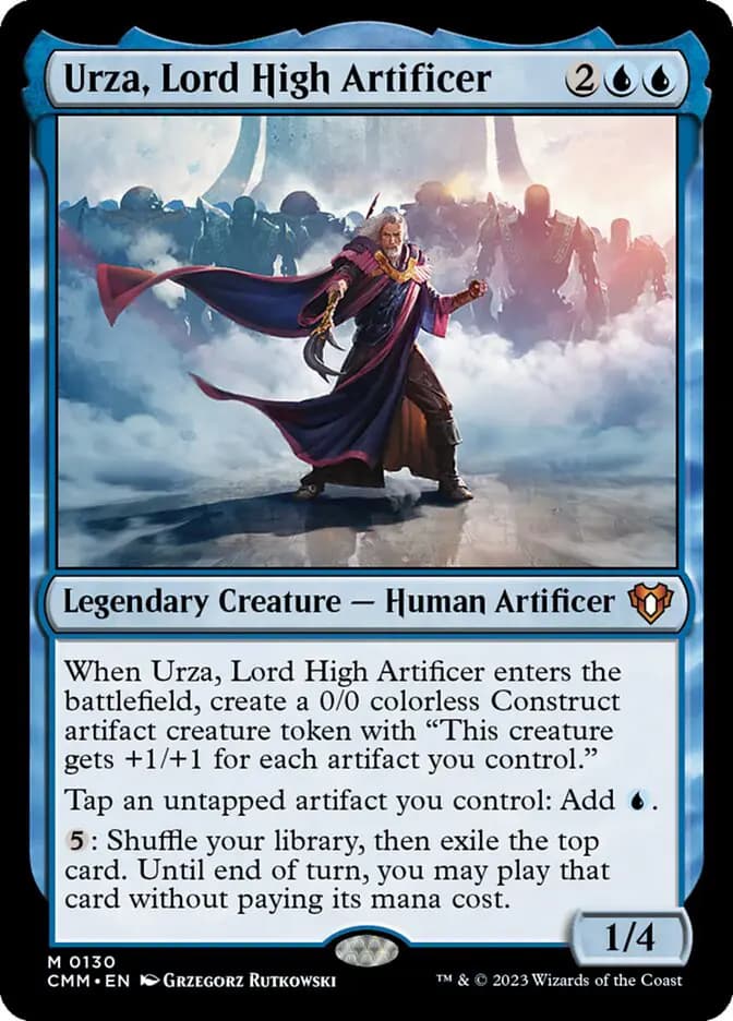 Card image of Urza, Lord High Artificer